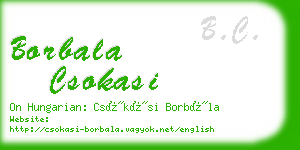 borbala csokasi business card